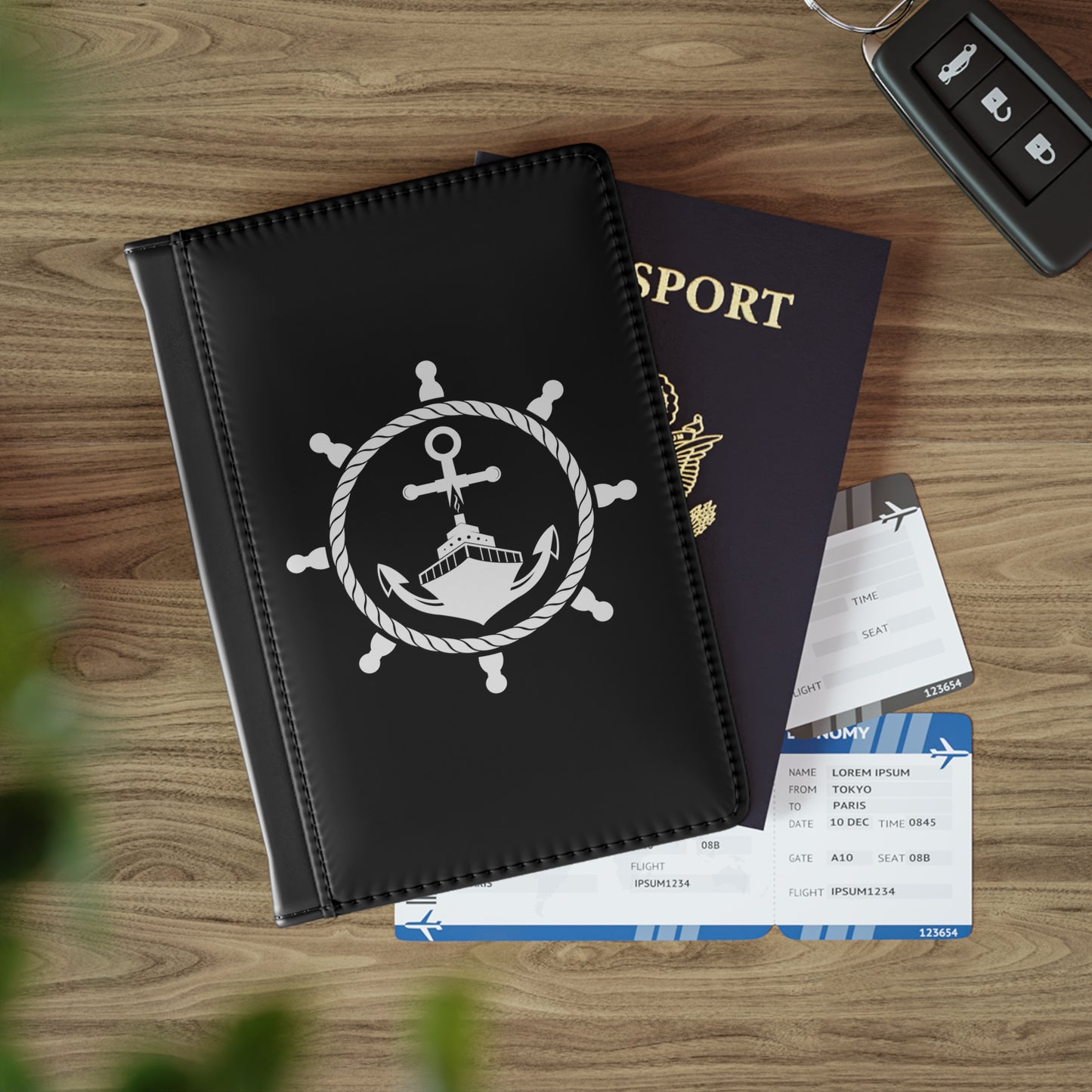 Ship & Helm Passport Cover